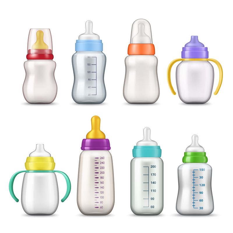 婴儿奶瓶三维模型模板