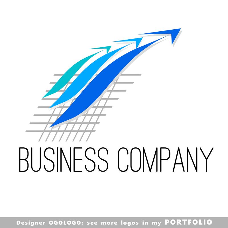 快速徽标模板-矢量图解