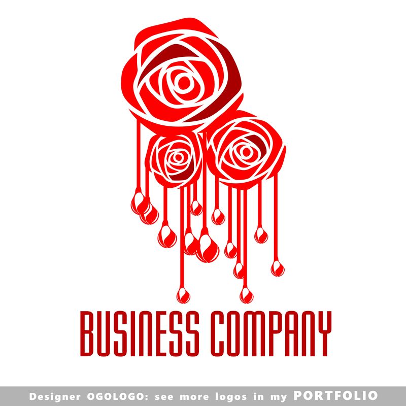 矢量不同的企业徽标