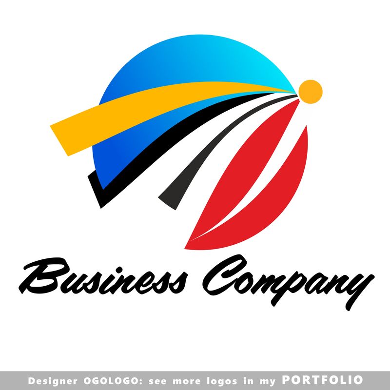 矢量不同的企业徽标