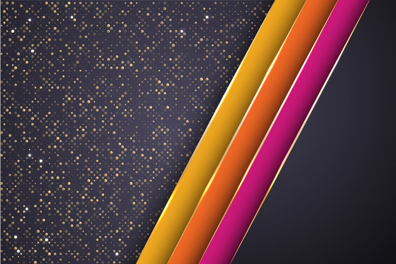 豪华，商务背景模板，三维广告图形设计