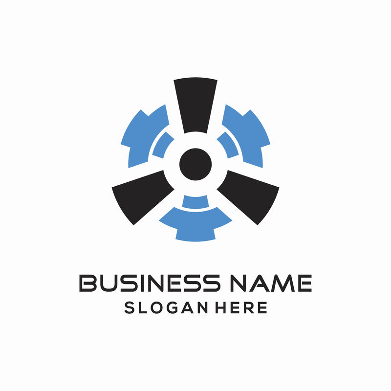 Circle Tech徽标矢量设计模板