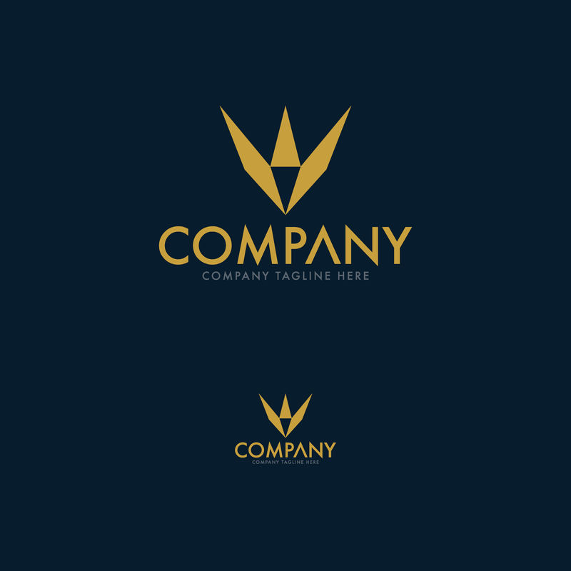 豪华酒店和珠宝标志模板