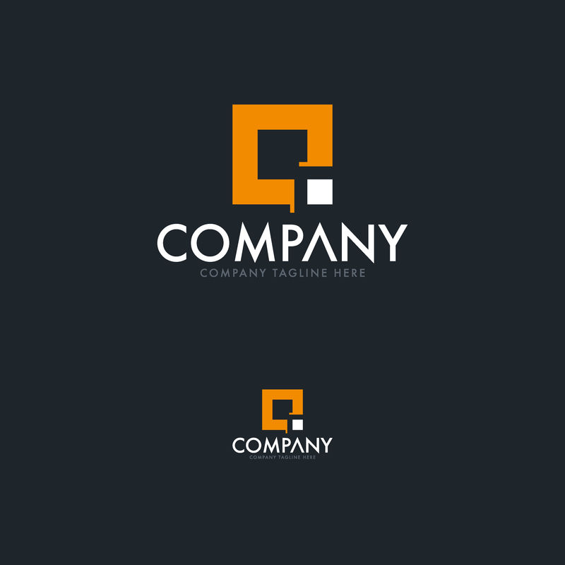 创意广场标志设计模板