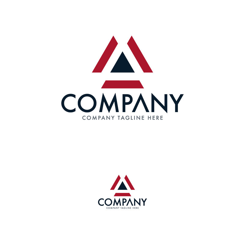 现代抽象标志设计模板