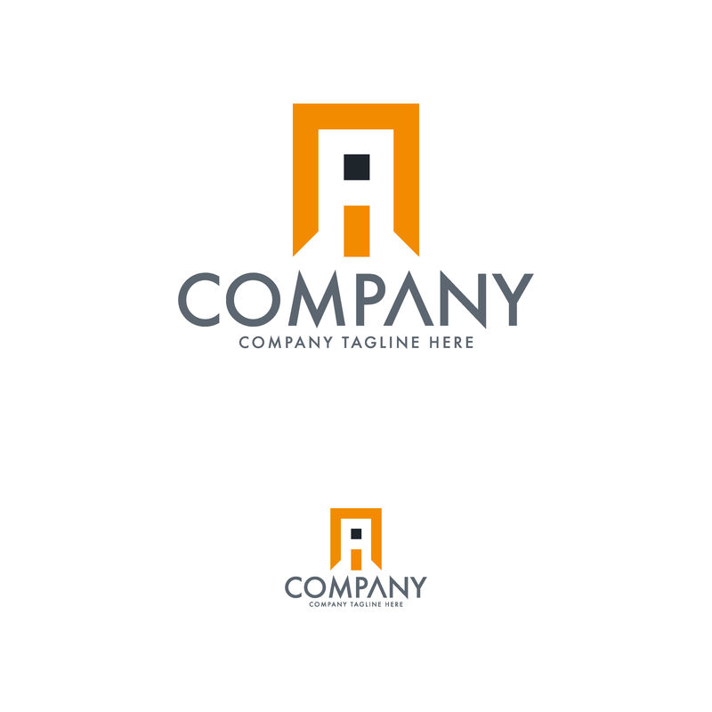 创意人工智能标识设计模板