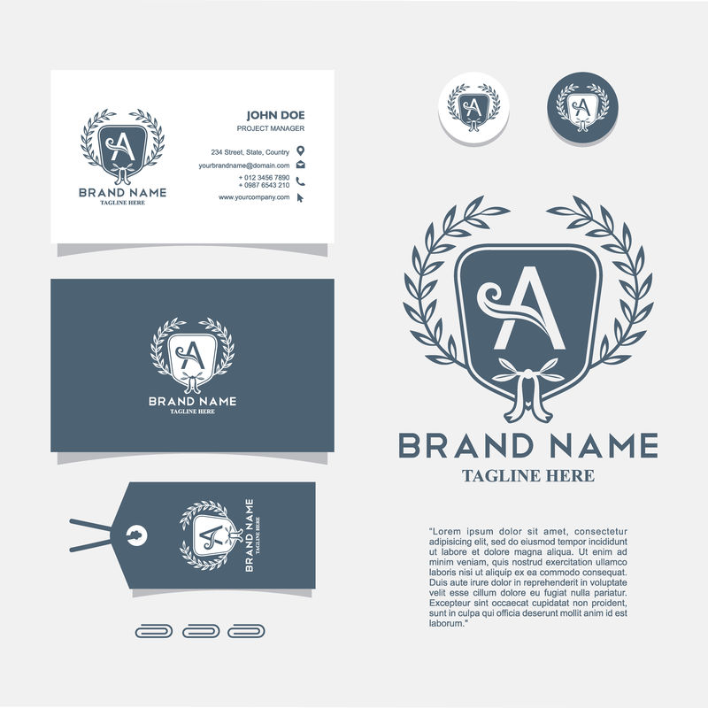 超赞的标志-优雅的品牌标识