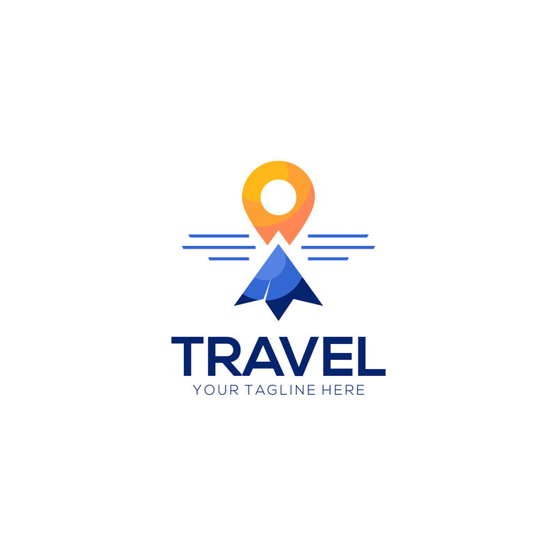 矢量旅行标志