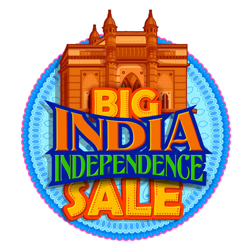 图片素材 8月15日印度独立日快乐促销广告背景印度 Jpg格式 未来素材下载