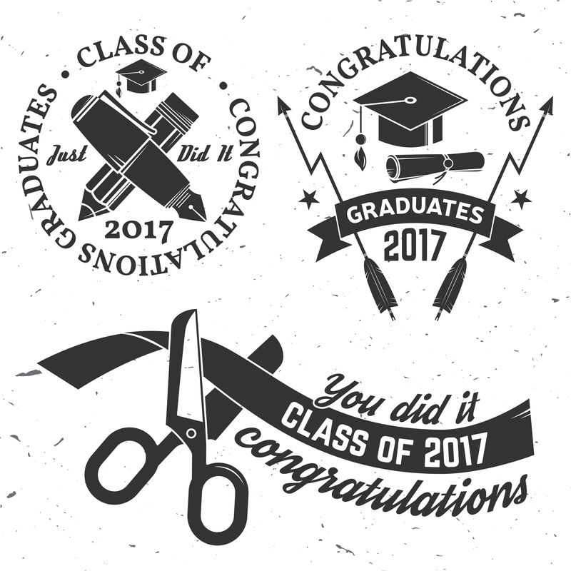 矢量类2017徽章。