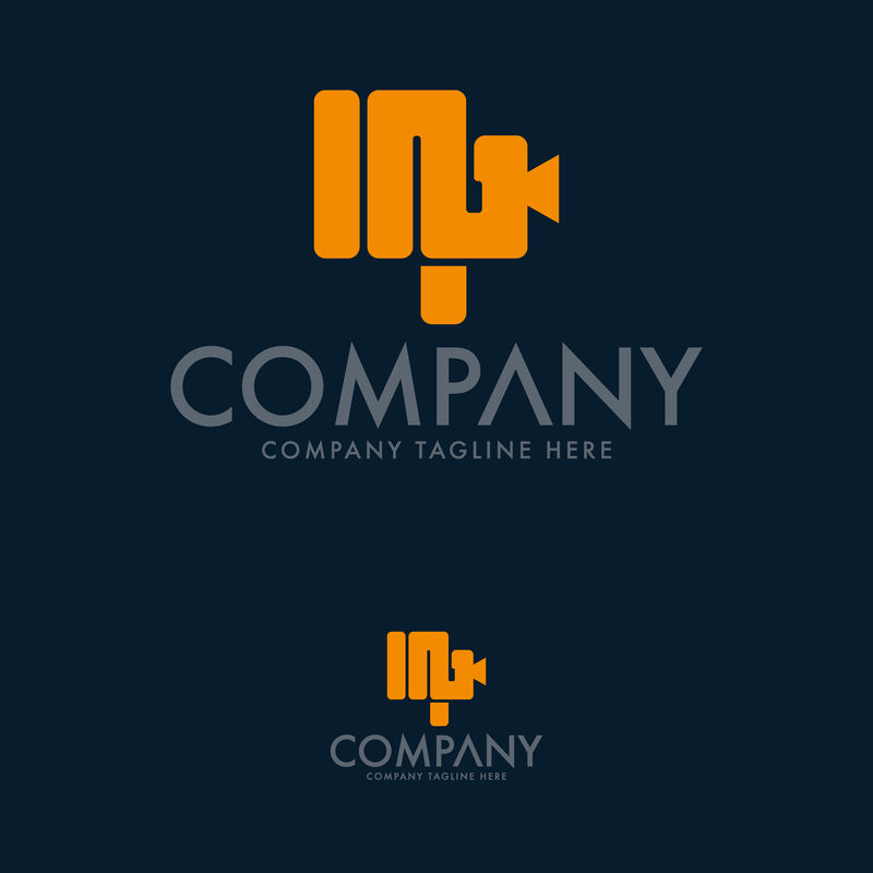 创意相机标志设计模板