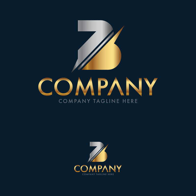 创意字母B标志设计模板