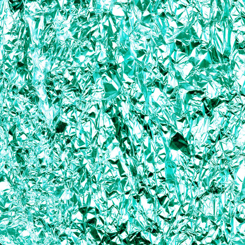 青色金属箔纹理-抽象的设计背景和纹理