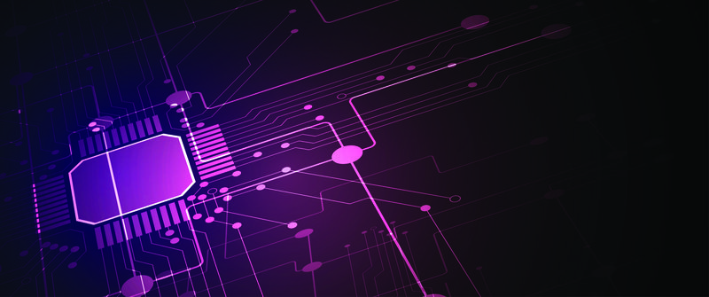 抽象霓虹灯方块背景-矢量图解