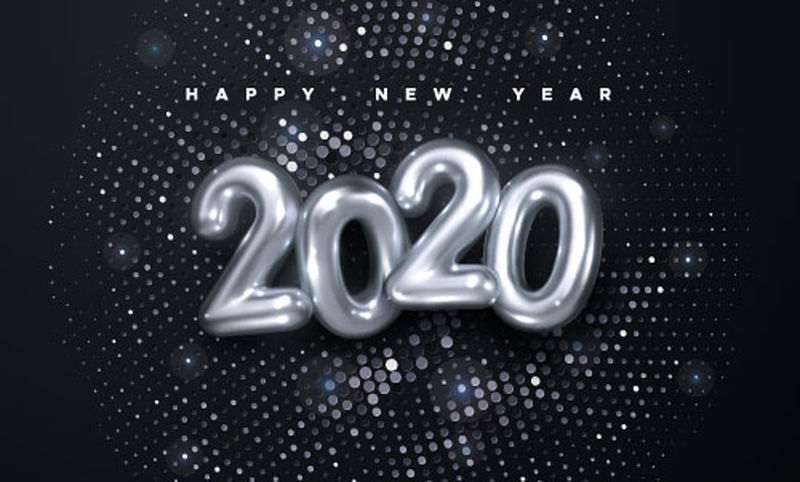 矢量2020新年背景