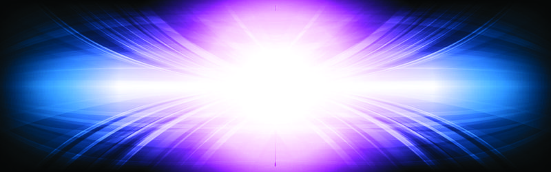 蓝紫色抽象波浪横幅设计-矢量背景