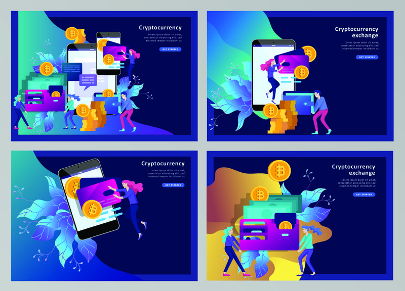一套用于业务、概念业务规划、数据分析、页面错误的网页设计模板-网站和移动设备的矢量图解概念
