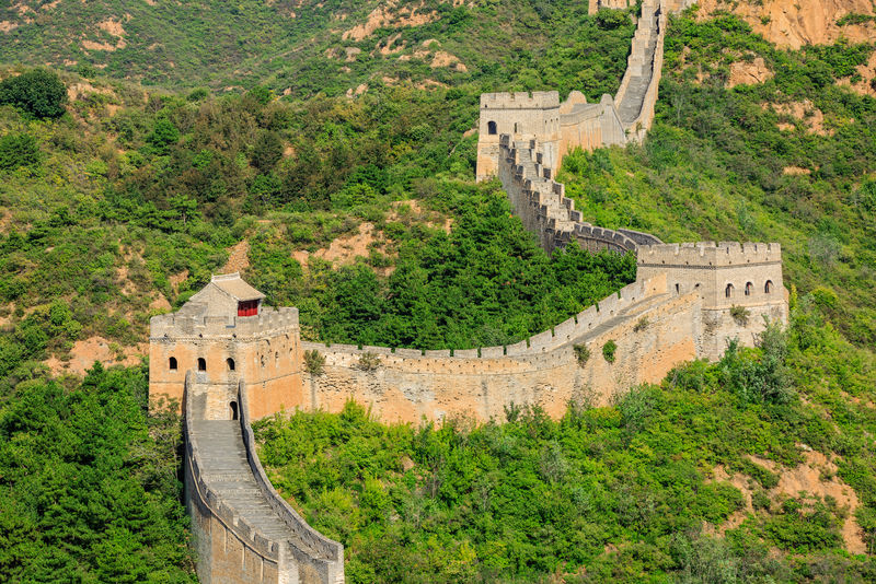 雄伟壮观的中国长城