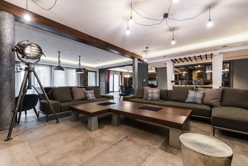 客厅现代别墅室内