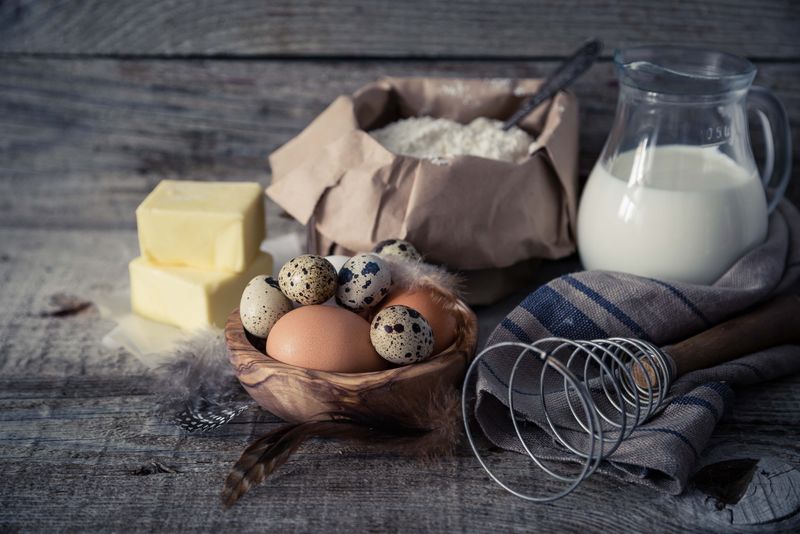 原木背景烘烤配料