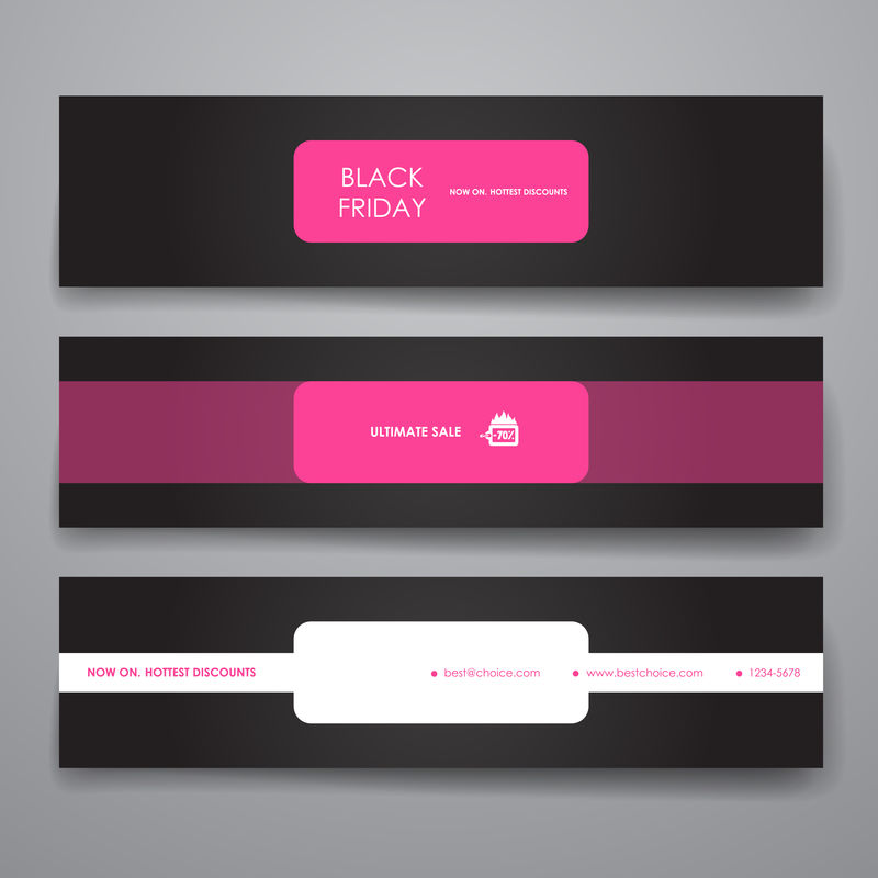 现代设计旗帜模板销售模板