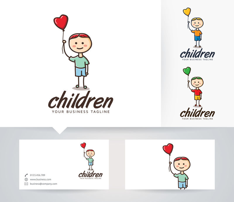 子项-矢量徽标模板