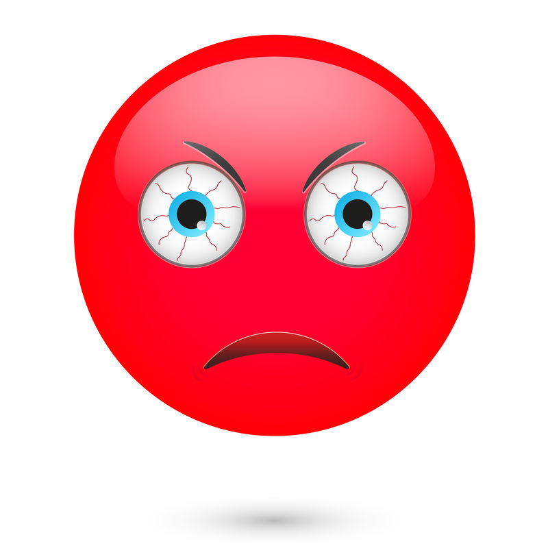 红色吐舌头emoji图片