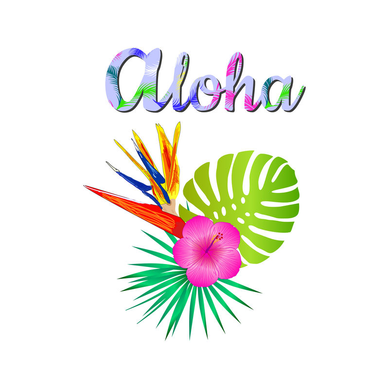 矢量夏日海滩派对海报