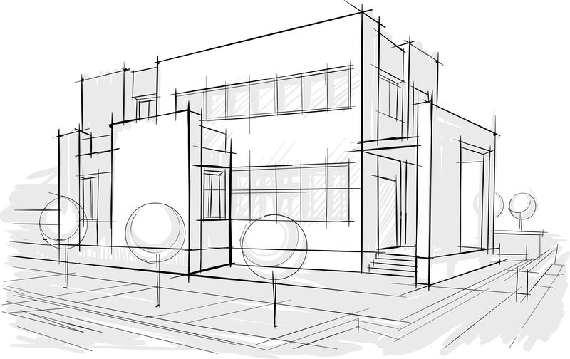 建筑设计一草图啥样子图片