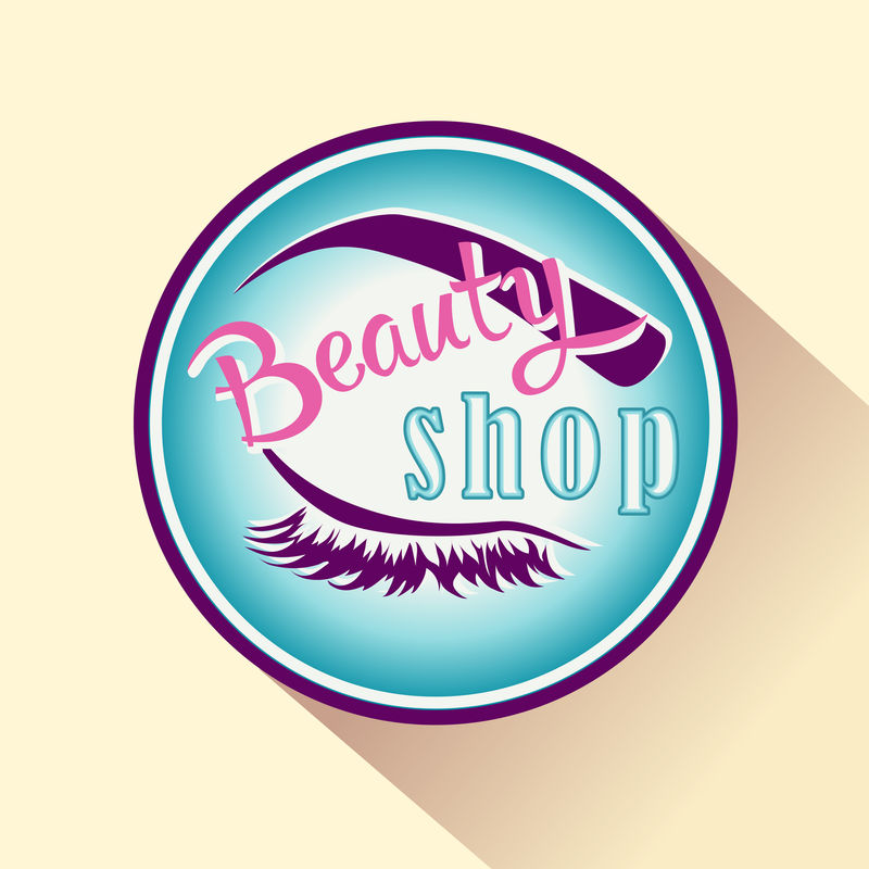 美容店图标或标志