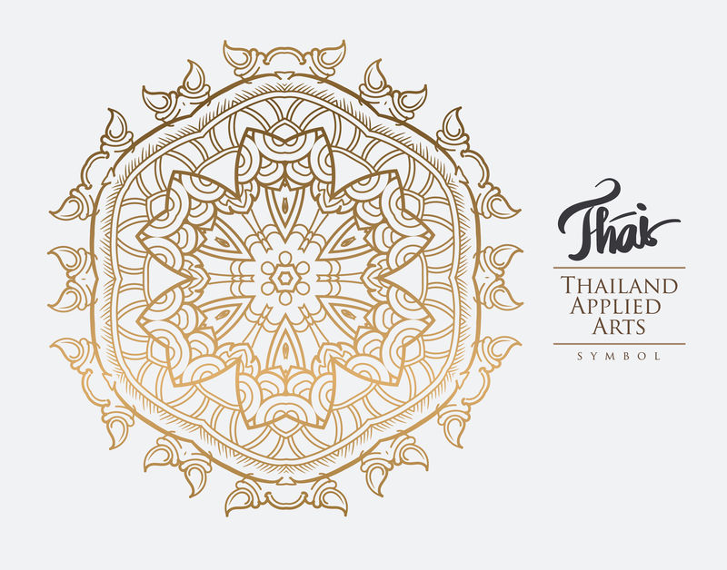 泰国设计艺术元素。