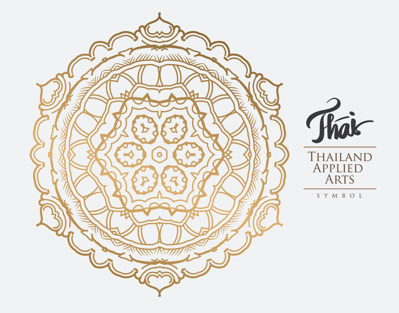 泰国设计艺术元素。