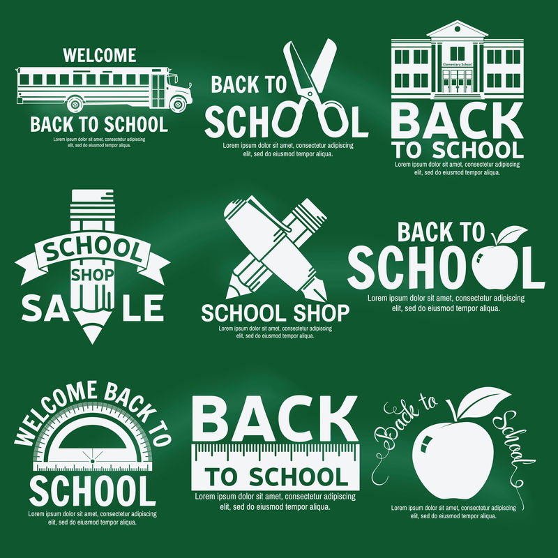 复古葡萄酒徽章和标签的集合。