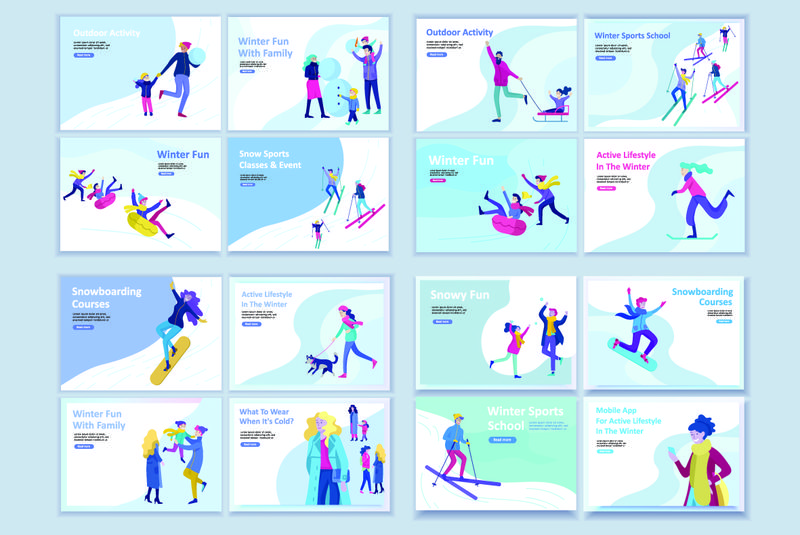 矢量人物角色母女俩一起度过时光-读书玩耍-给孩子洗澡-散步购物彩色平面概念图