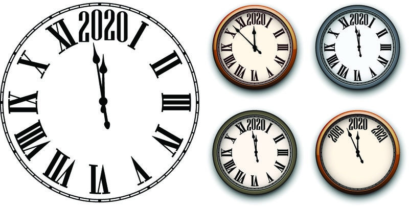 矢量2020新年背景