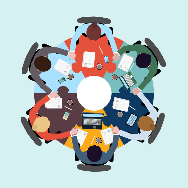 商业团队合作理念