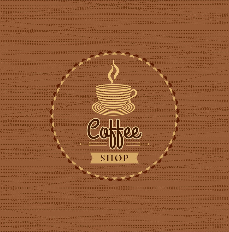 咖啡设计模板,创意载体