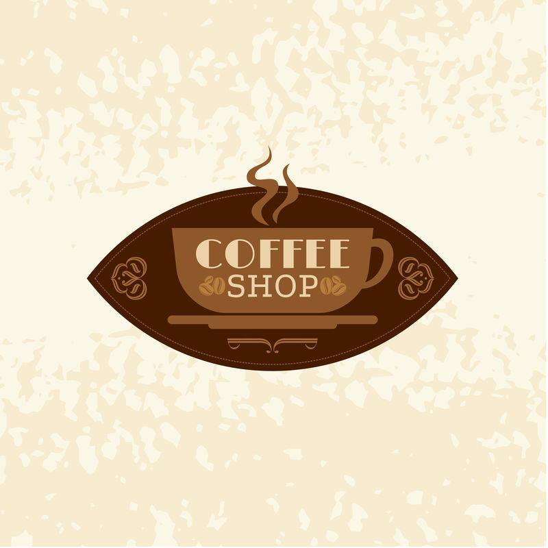 咖啡设计模板，创意载体