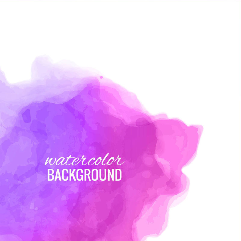 亮粉色紫丁香背景的水彩渐变流