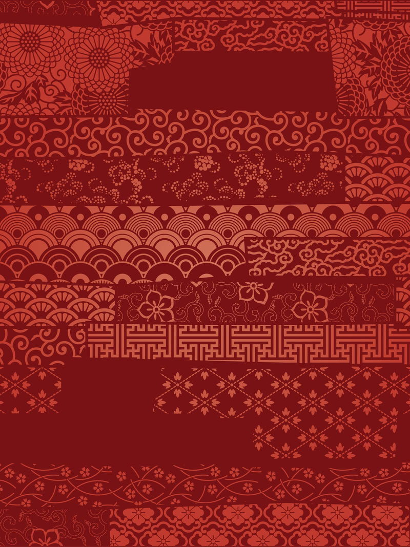 矢量彩色图案背景