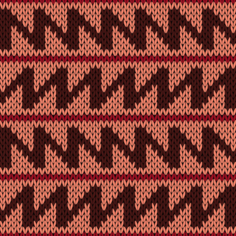 编织锯齿线华丽无缝图案