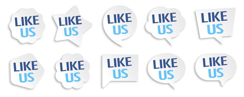 矢量像我们一样标签