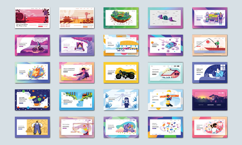 矢量等距平面概念图