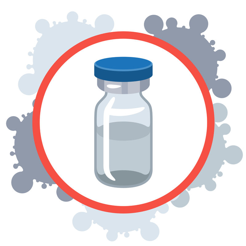 疫苗与病毒医学概念抽象图解