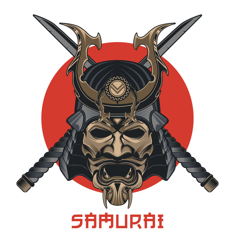 日本武士面具