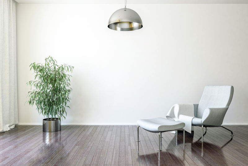 室内背景-带白色窗帘的浴室.实物模型