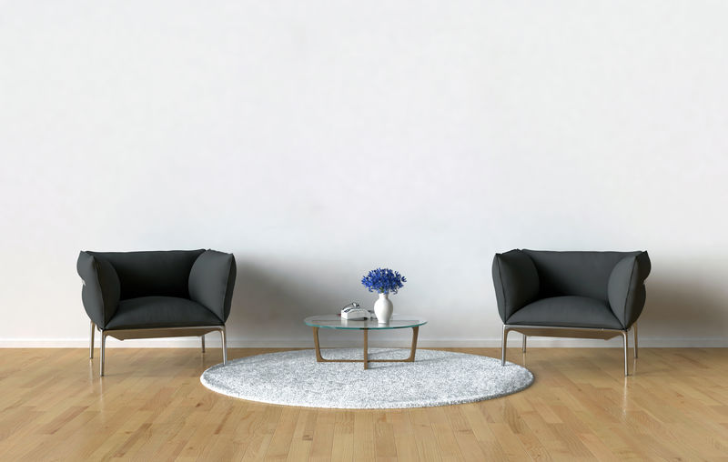 候车室，墙上有空白相框