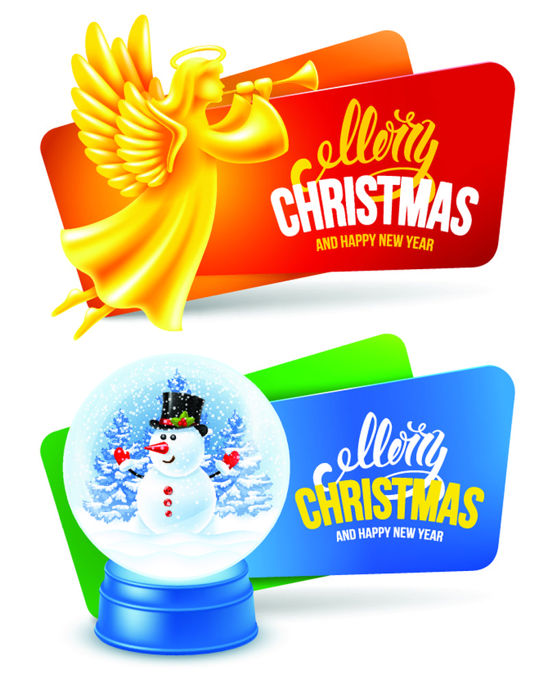 矢量圣诞新年元素