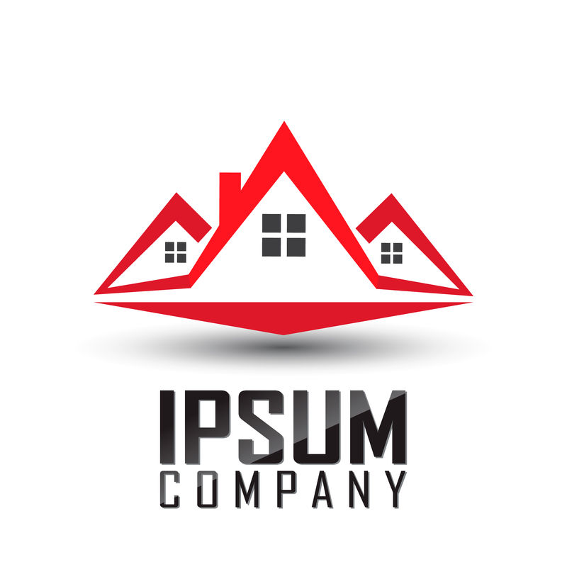 房地产标志矢量