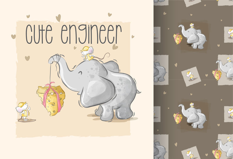 矢量可爱图案装饰设计